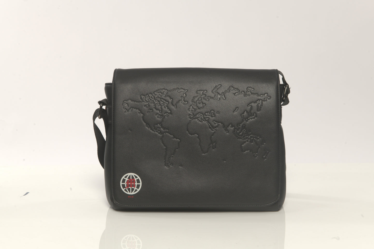 MAP WORLD MAP MESSENGER BAG